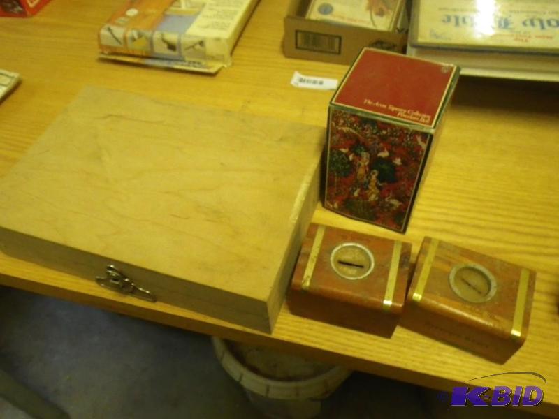 wood boxes...