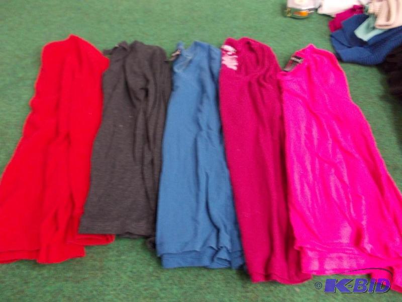 5 Long Sleeve Solid Color Shirts Si...