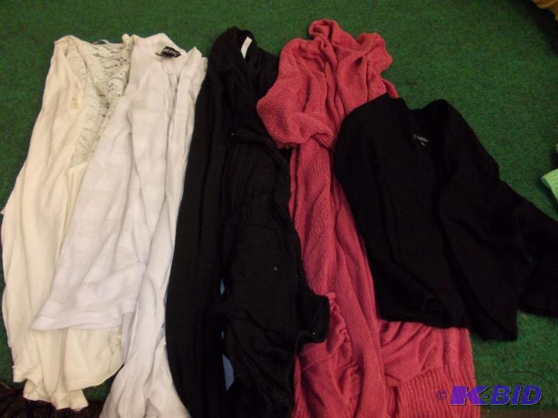 5 Open Front Sweaters Size SM...