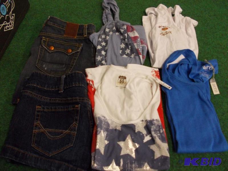 Jean Skirt, Jean Shorts, and Casual...
