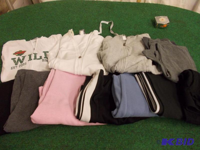 Box Lot of Casual Wear Zip Ups, Sw...