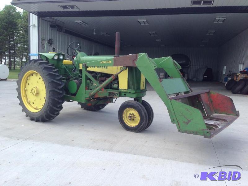 1958 John Deere 630 with loader