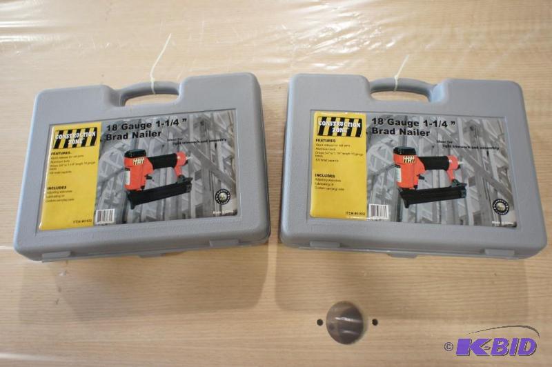 lot 10 image: New in Box Construction 18 gauge Br...