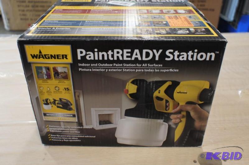 lot 15 image: Wagner Paint Sprayer Ready Station....