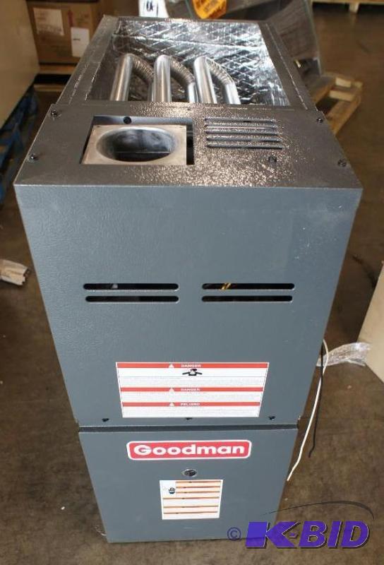 lot 78 image: Goodman Air Exchange  Dented on le...