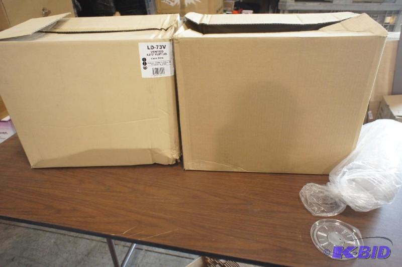 lot 87 image: Plastic Lids  4.8". Just the ...
