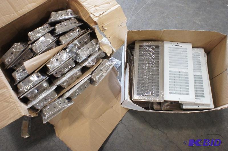 lot 96 image: Vent covers  brown & white app...