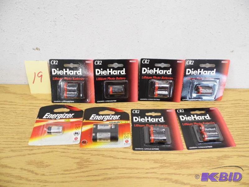 Lot of Assorted Batteries