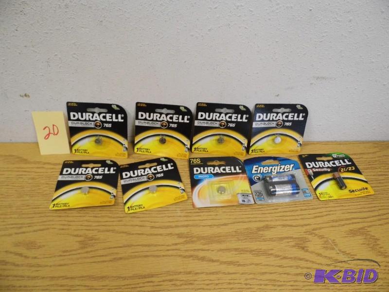 Lot of Assorted Batteries