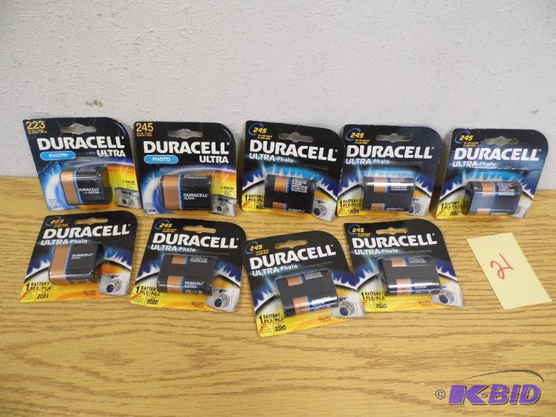 Lot of Assorted Batteries