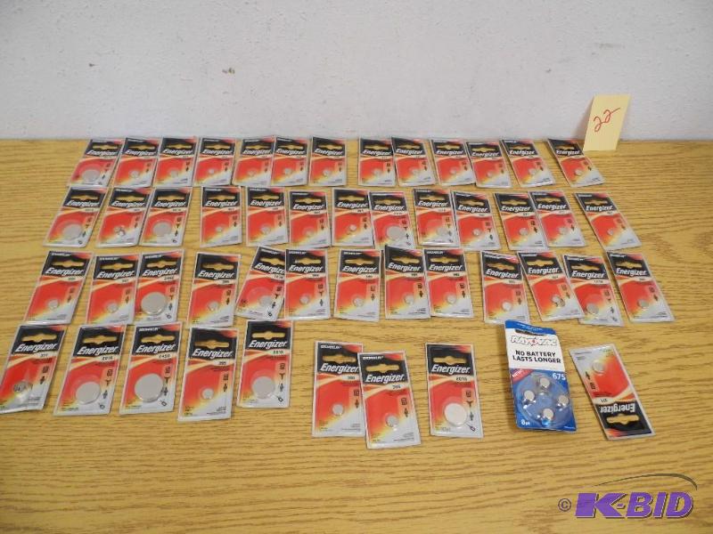 Lot of Assorted Batteries