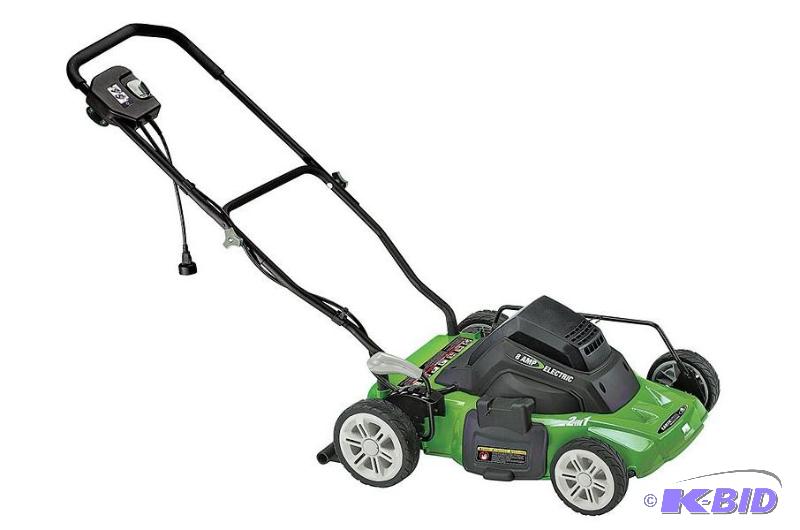 lot 7 image: Earthwise 14 Electric Lawn Mower