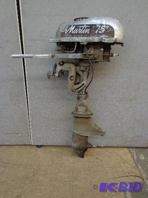 lot 6 image: Martin &quot75" Outboard Boat...