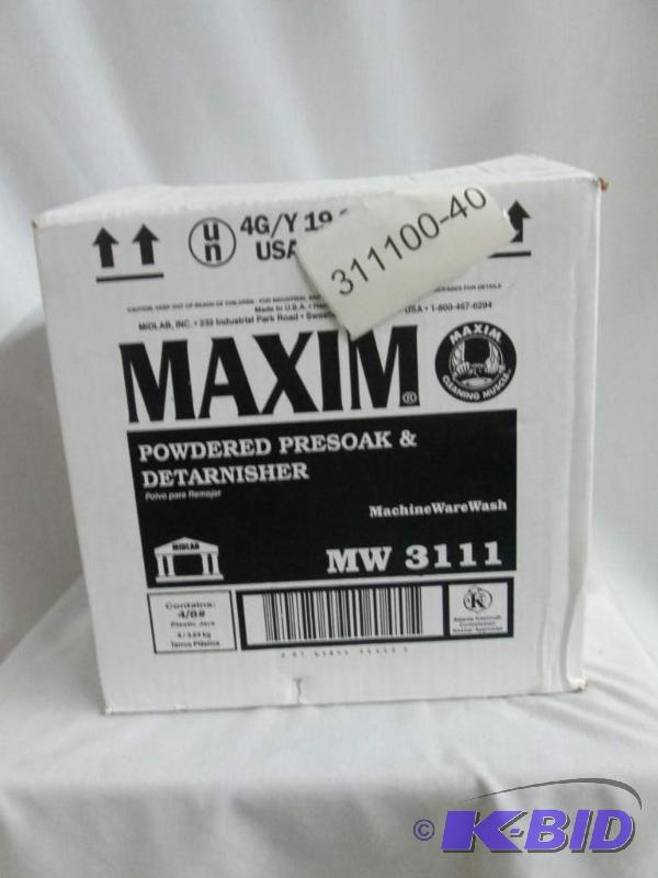 Maxim Powdered Presoak & Detarnisher