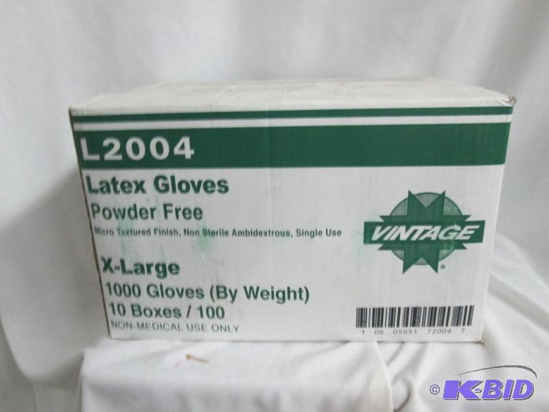 Vintage Latex Gloves - X-Large