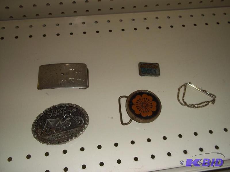 Assorted Belt buckles with Tie clas...