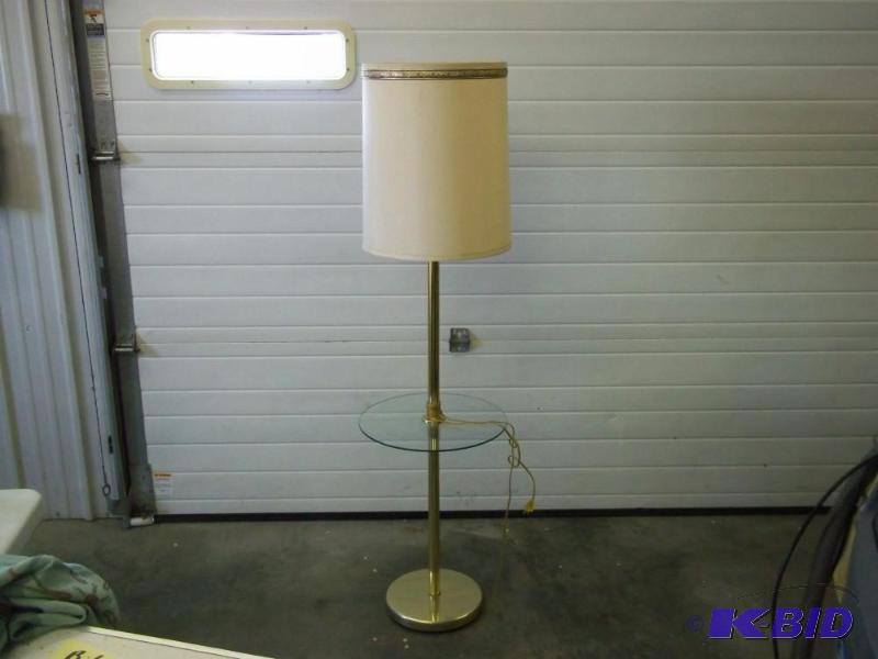 Floor Lamp with Glass Table...