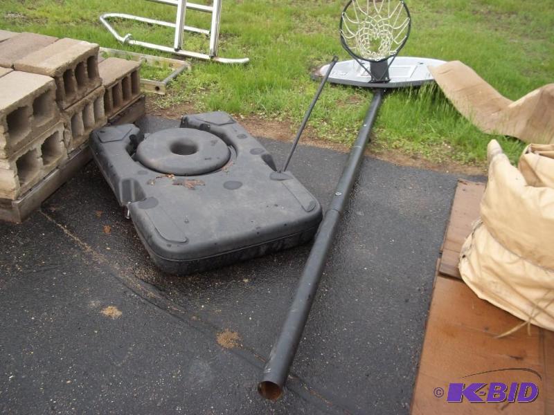 Basketball Hoop with Stand and back...