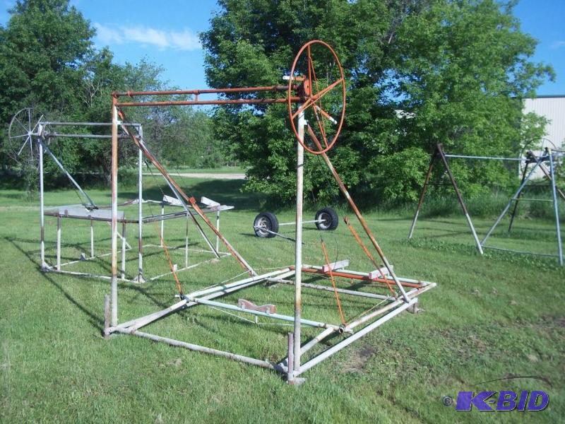 Steel Boat Lift 82&quot wide Red C...