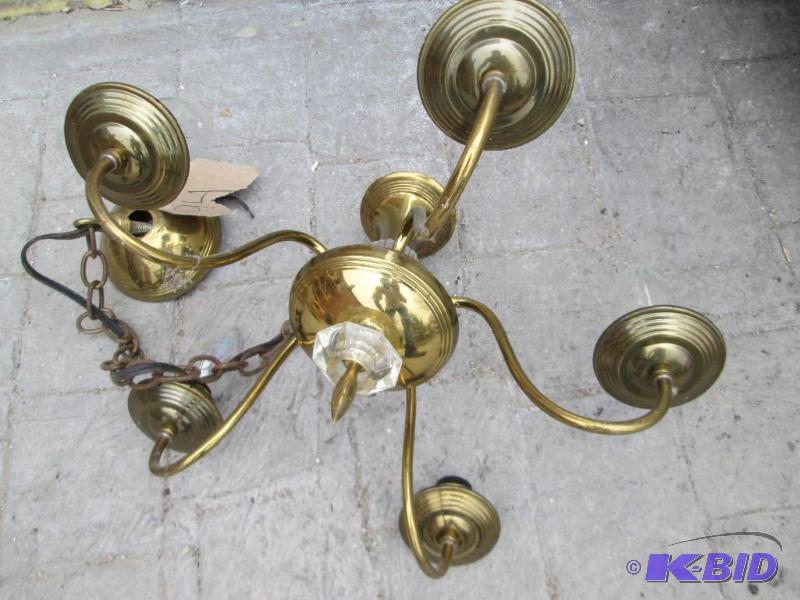 lot 145 image: vintage chandelier...