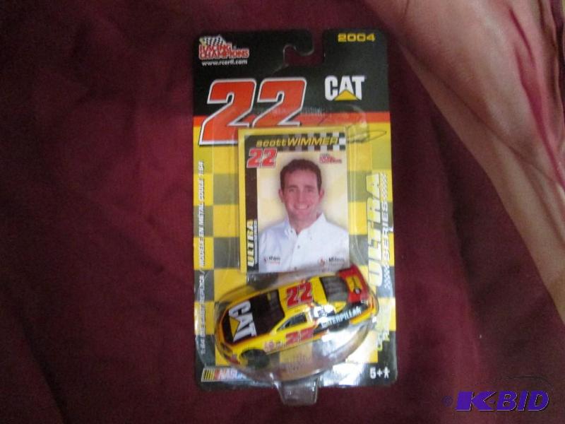 lot 164 image: NASCAR Scott Wimmer car and card...