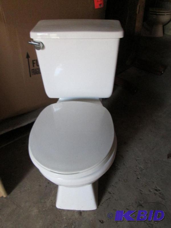 lot 43 image: Toilet, cleaned and sanitized...