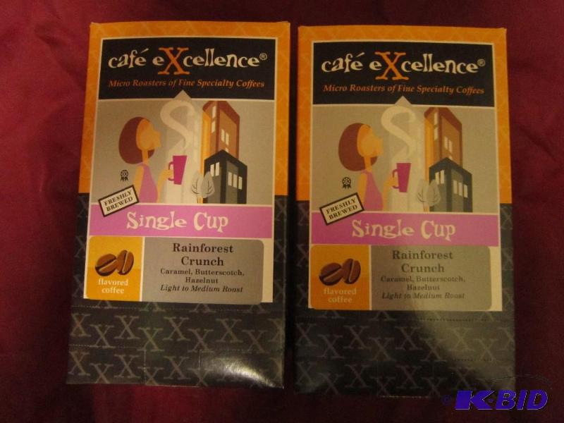 lot 59 image: Lot of 2 boxes, 18 pods each Rainfo...