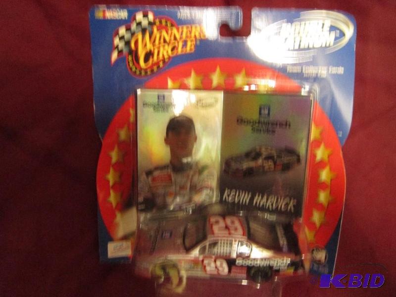 lot 74 image: NASCAR Kevin Harvick diecast car an...