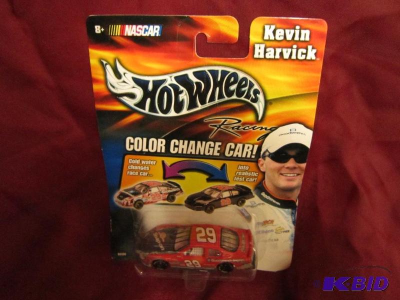lot 87 image: NASCAR color change car, Kevin Harv...