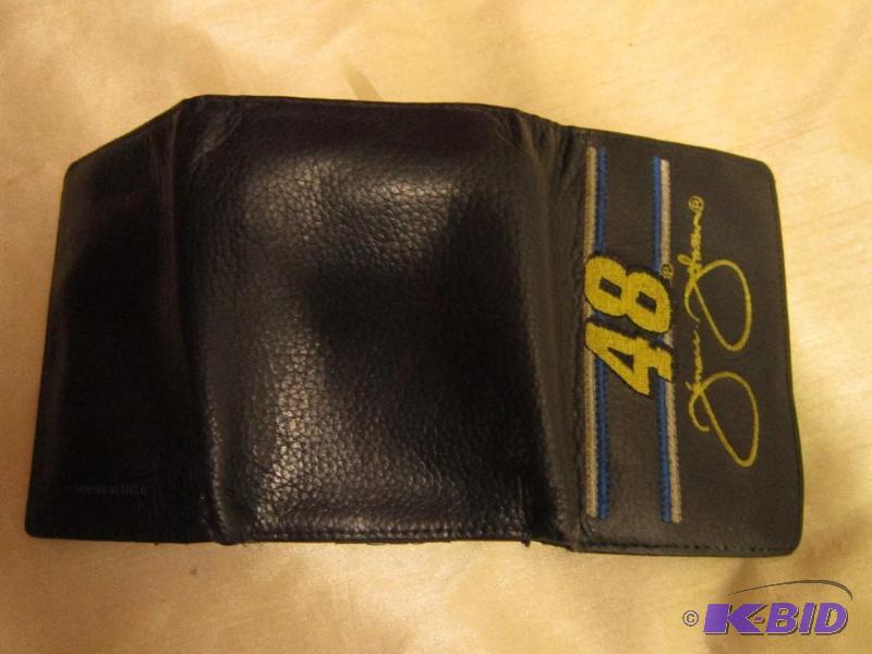 lot 91 image: NASCAR Jimmie Johnson wallet...
