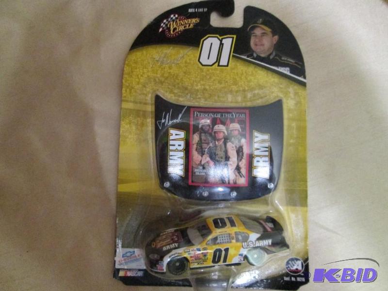 lot 97 image: NASCAR Joe Nemechek car and Army ra...