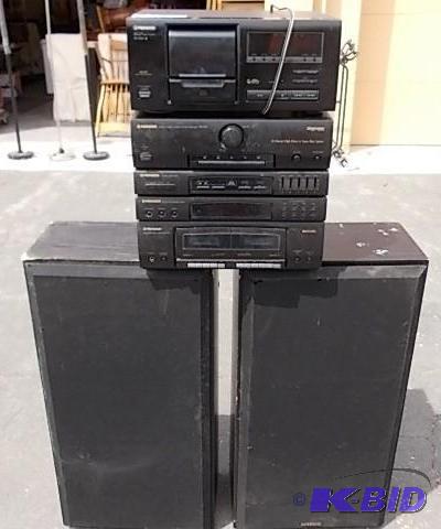 lot 62 image: Pioneer 4-Channel Hi Power &amp Su...