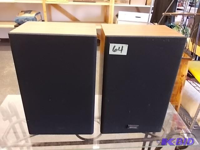 lot 64 image: Pair Of Kenwood Speakers...