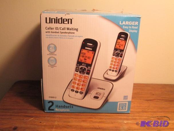 Uniden cordless phone, with caller ...