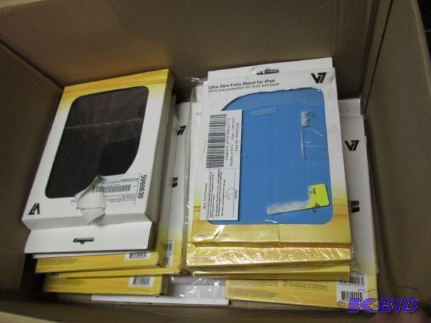 iPad folio cover with adjustable st...