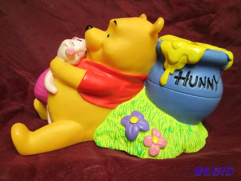 Winnie Pooh and Piglet coin bank. C...