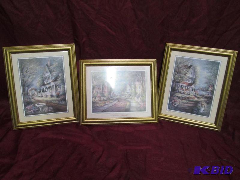 Set of prints featuring Victorian h...