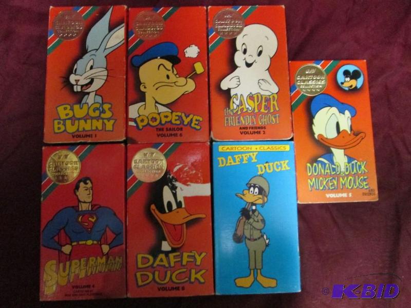 Vintage cartoon movies on VHS. Bugs...