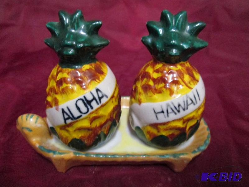 Very nice pineapple shaped salt and...