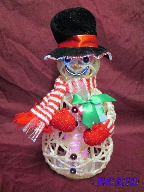 Lighted LED snowman for the holiday...