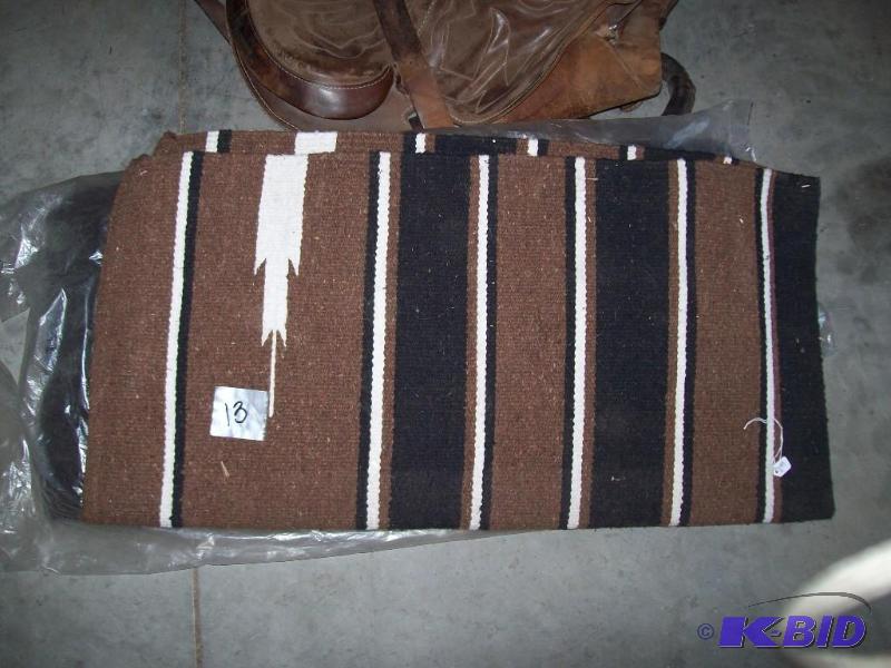 lot 13 image: Saddle blanket item 13...