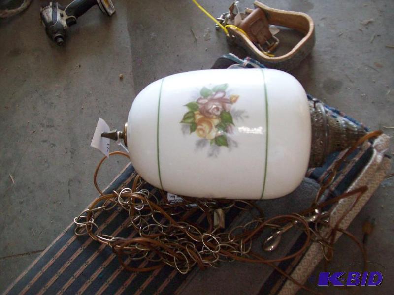 lot 41 image: Hanging light fixture item 41...