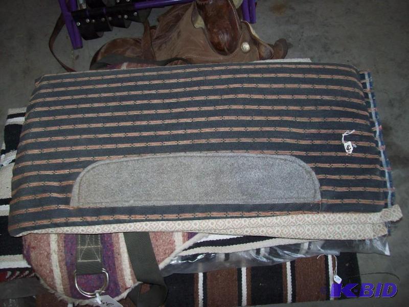 lot 42 image: Saddle blanket item 42...
