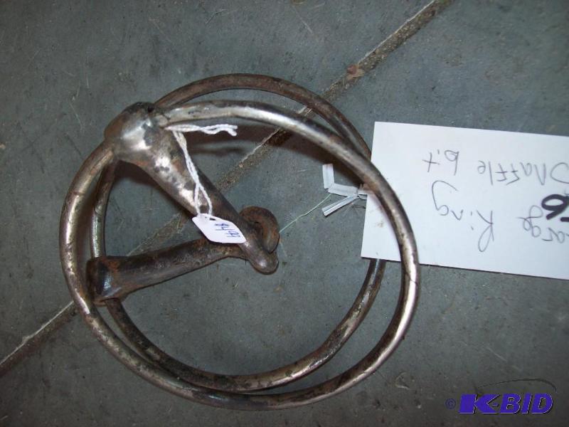 lot 56 image: Large Ring Snaffle bit item 56...