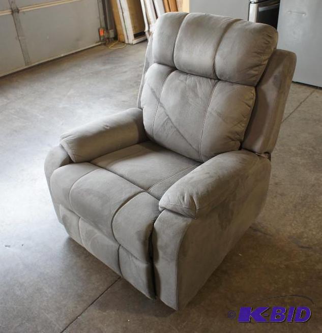 New McLeland Recliner. Gray in colo...