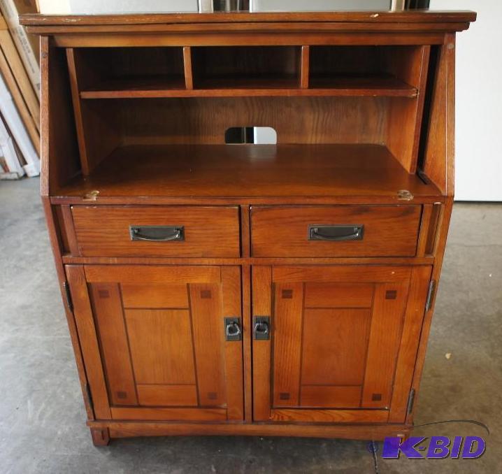 Secretarys Desk. Solid wood, 2 dra...