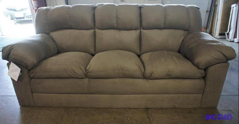 New Ashley Furniture Gray Microfibe...