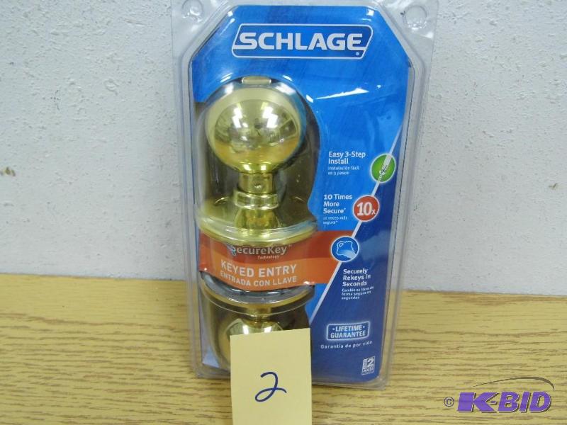 New Schlage Keyed Entry Lockset