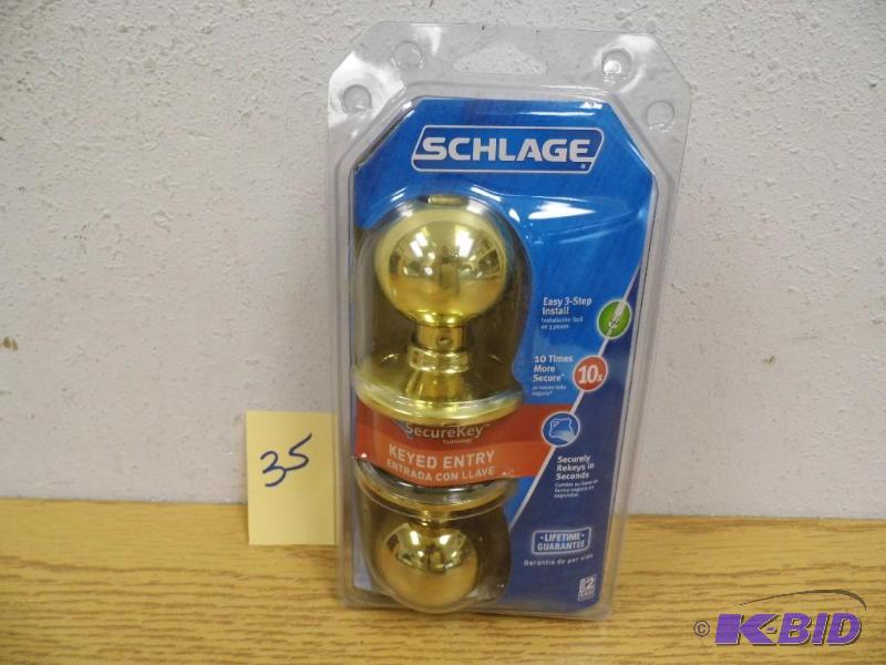New Schlage Keyed Entry Lockset