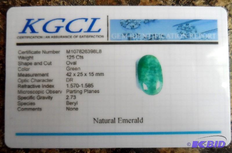 CERTIFIED Natural Emerald